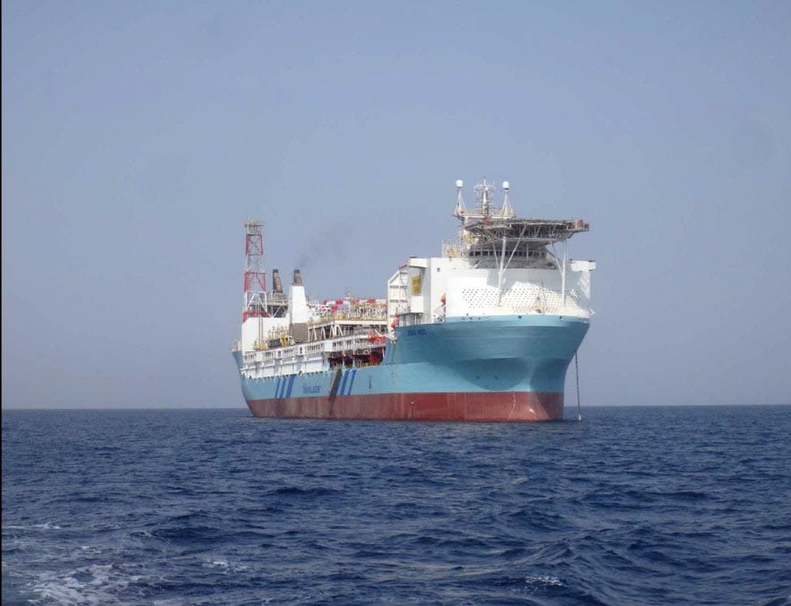 Sail-away of the Aoka Mizu FPSO